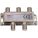 Produktbild Eurosell - Digitaler 4-Fach SAT Antennen Kabel TV DVBC DVBS DVBT DVBS2 DVBT2 Verteiler Splitter HDTV