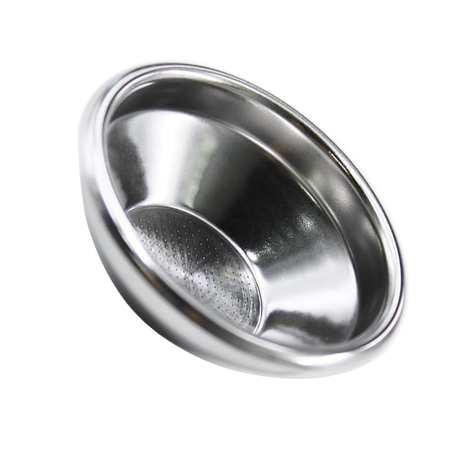 HNF 1-Piece 54mm Coffee Filter Basket, for Breville 54mm Portafilter, Single Cup Sieve,10 Grams of Powder Capacity Replacement for 54mm Non Pressurized Filter Basket