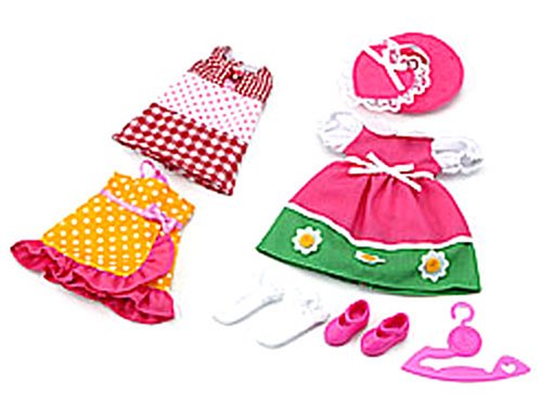 Amazon.co.jp: リカちゃん ハートヒルズのおようふくセット1