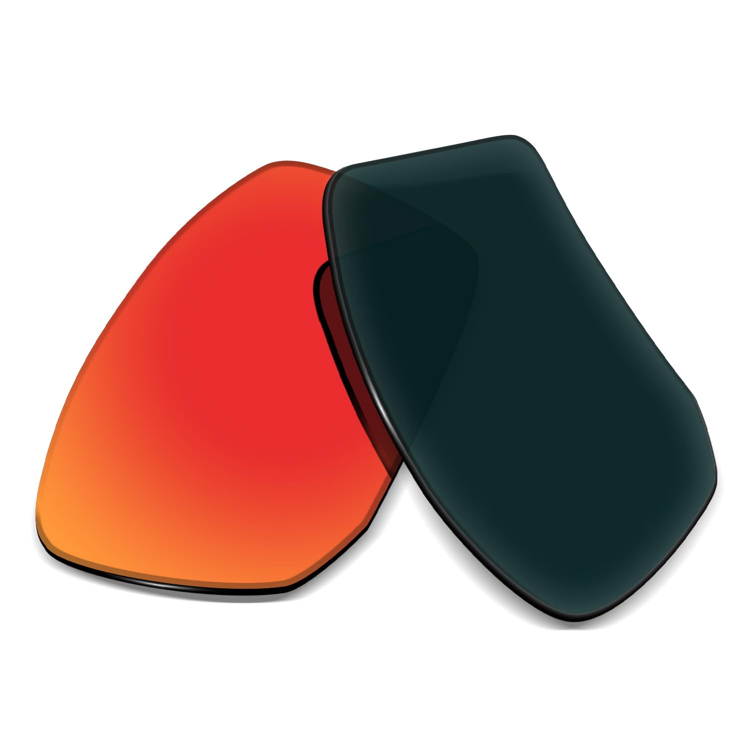 Verres de rechange de 1,5 mm compatibles avec les lunettes de soleil Oakley Gibston XL OO9470 62 mm, anti-rayures et résistantes aux chocs