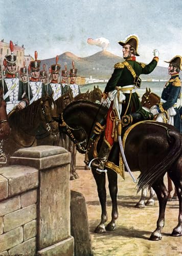 Cuadro de Tancredi Scarpelli sobre el Levantamiento en el Reino de las Dos Sicilias, 60x90cm
