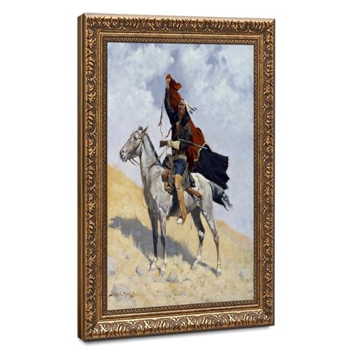 The Blanket Signal Frederic Remington toile pour salon et bureau