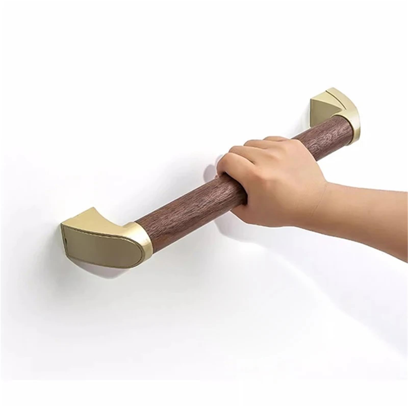agarraderas baño Apoyabrazos de baño de Madera Maciza, manija de baño, apoyabrazos de bañera, pasamanos, Barras de Agarre, Barra de Mano de Lujo, Barra de Seguridad(10)