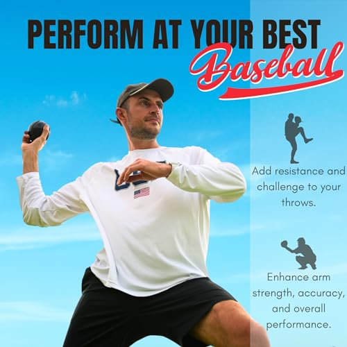 PodiuMax Plyometric Weighted Baseballs 6 Pack, 32, 21, 14, 7, 5, and 3.5oz Plyo Balls, Weighted Baseballs for Hitting & Pitching, Softball & Baseball Training