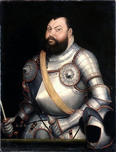 Lutero de Lucas Cranach pintura sobre lienzo clásico para decoración de salones 60x90cm