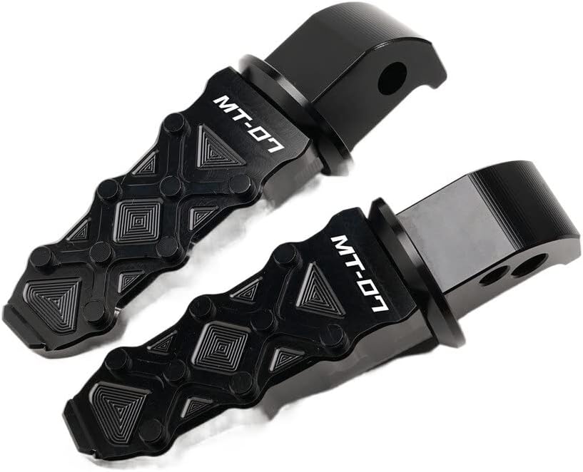 Miniatura 4 de QQLADY M - Estriberas CNC para motocicleta para Yamaha MT07 MT 07 MT-07 MT-07 2014-2019 2020 2021 Y (color  S rojo)