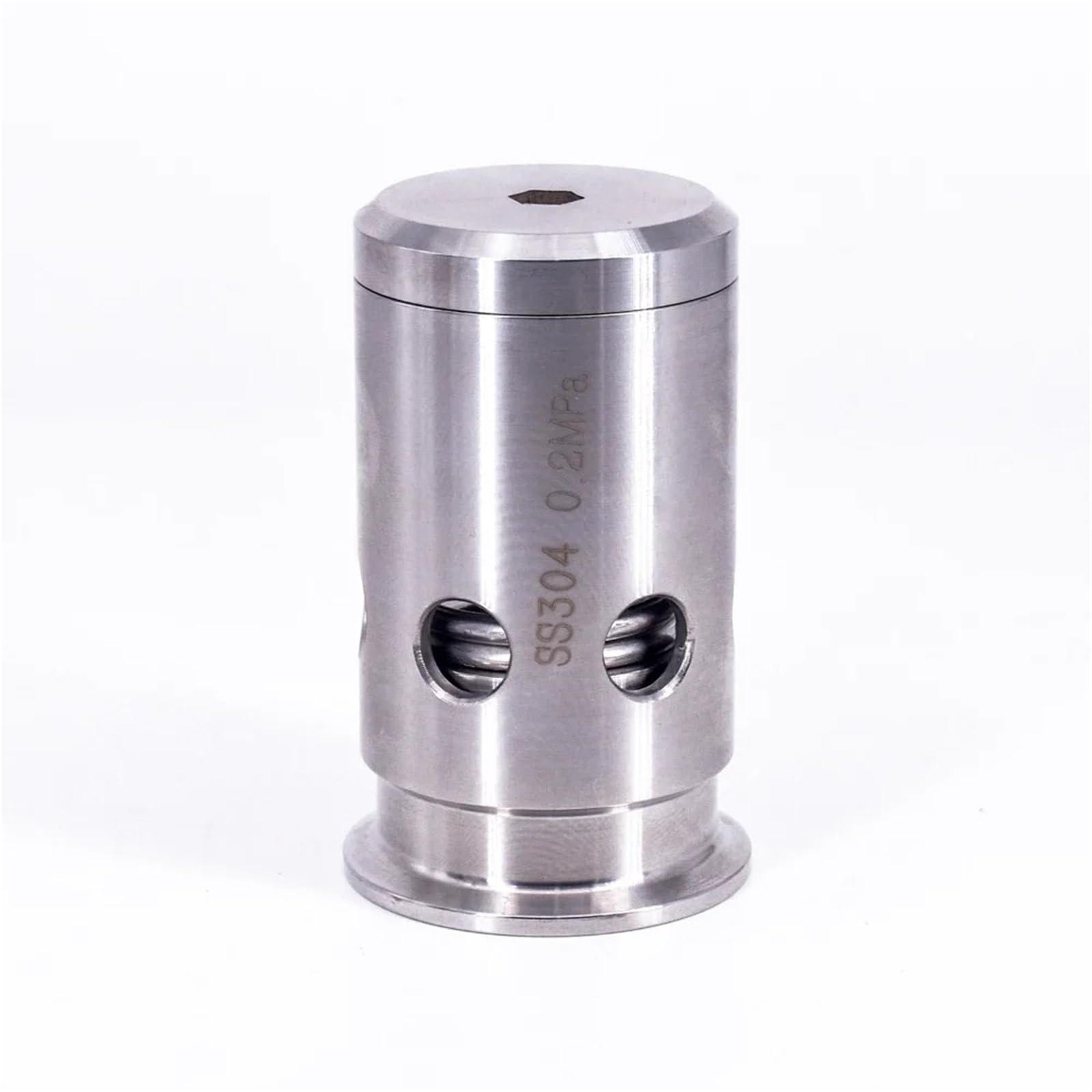 Peqyuacte Ferrule Od 64Mm 1.5" 2" Tri Clamp Adjustable 1 2 3 Bar Pressure Relief Safety Valve Sanitary Sus304 Stainless Beer Brew(1 Bar,)
