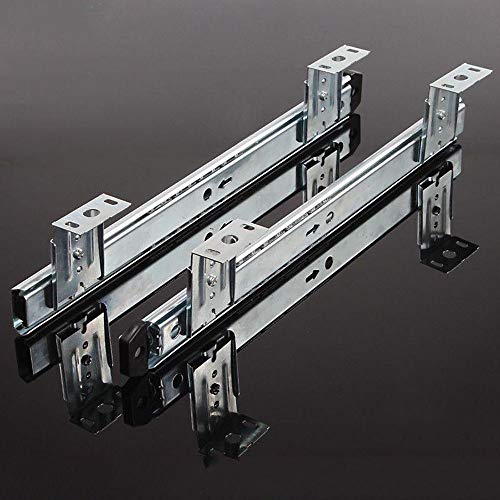 Gxing 350mm Bandeja De Teclado Deslizante, para Ordenador Escritorio, con Extracto para Teclado, Ratón Y Laptop