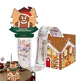 rollenkarten erstellen 【Engaging in Motion】 Die Weihnachts-Spardose verfügt über ein federbelastetes Design, das eine sofortige Anzeige von Bargeld oder Andenkenkarten auslöst, dynamische Interaktivität bietet und den Spaß am Verschenken in jeder festlichen Umgebung verstärkt