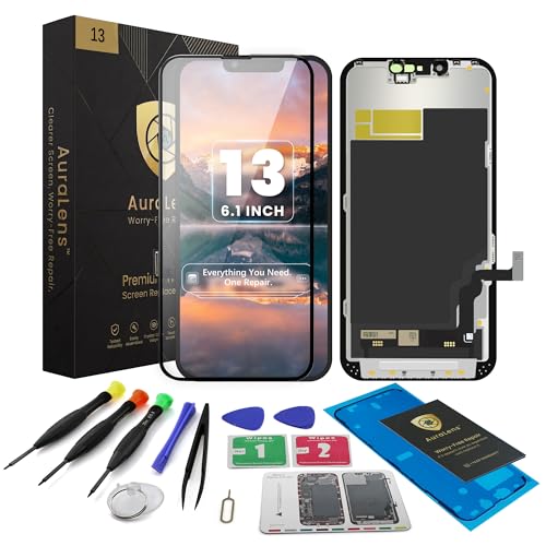AuraLens for iPhone 13 Screen Replacement Kit LCD Touch Display Assembly