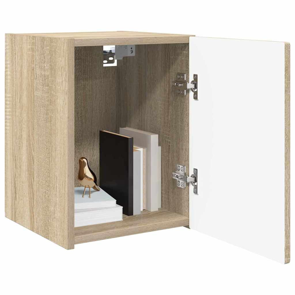 Genérico Mueble de TV Montado en la Pared 2 uds. Sonoma,Mobiliario,Muebles TV,30 x 31 x 40 cm-892254