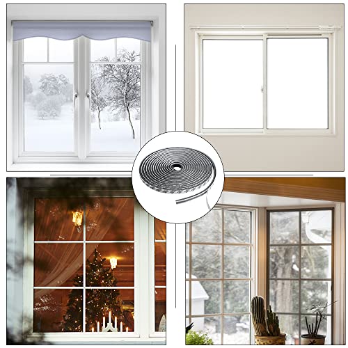 Sliding Glass Door Weatherstripping,Mairuker Weather Stripping Brush For Sliding Windows/Doors,Pile Self Adhesive Weatherstrip Seal Strip 11/32 Inch X 3/16 Inch X 33 Ft #TOP5