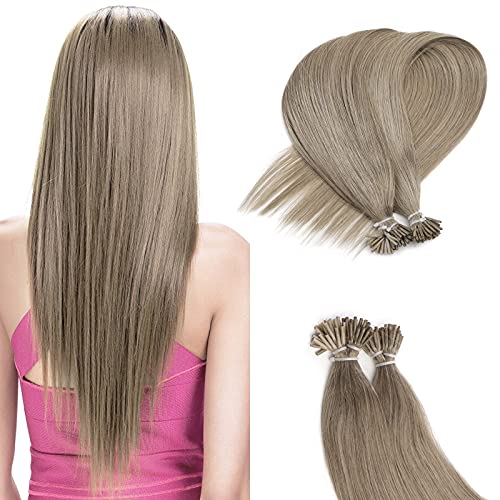 Neitsi® 20" 1g/s 25s/lot Fusion Glue Medium Golden Brown I Tip/Stick Remy Human Hair Extensions (10#)