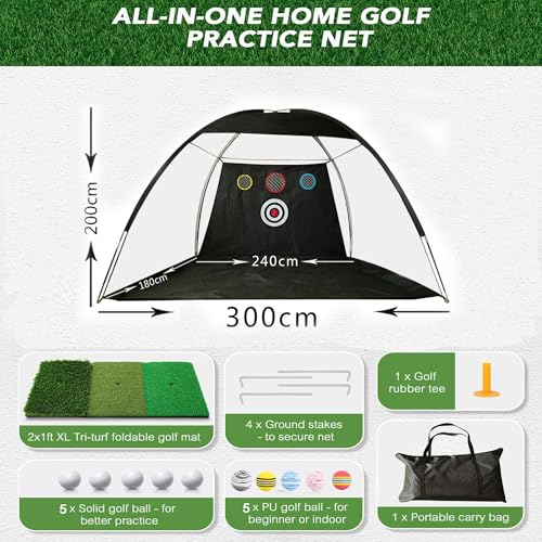 Golf Practice Net, Golf Training Net for Backyard & Garden - Image 3
