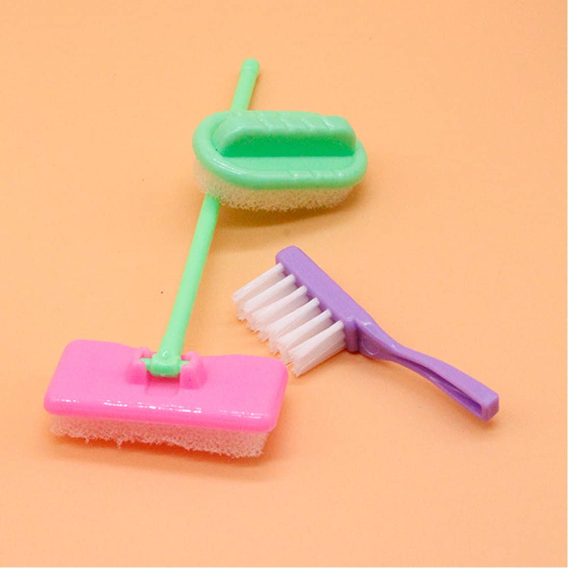 Kit de Jouets de Jeu Simulation pour la Maison, 9 pièces, Mini aspirateur, vadrouille, Balai, Outils, Accessoires, Jouets pour Filles et Enfants