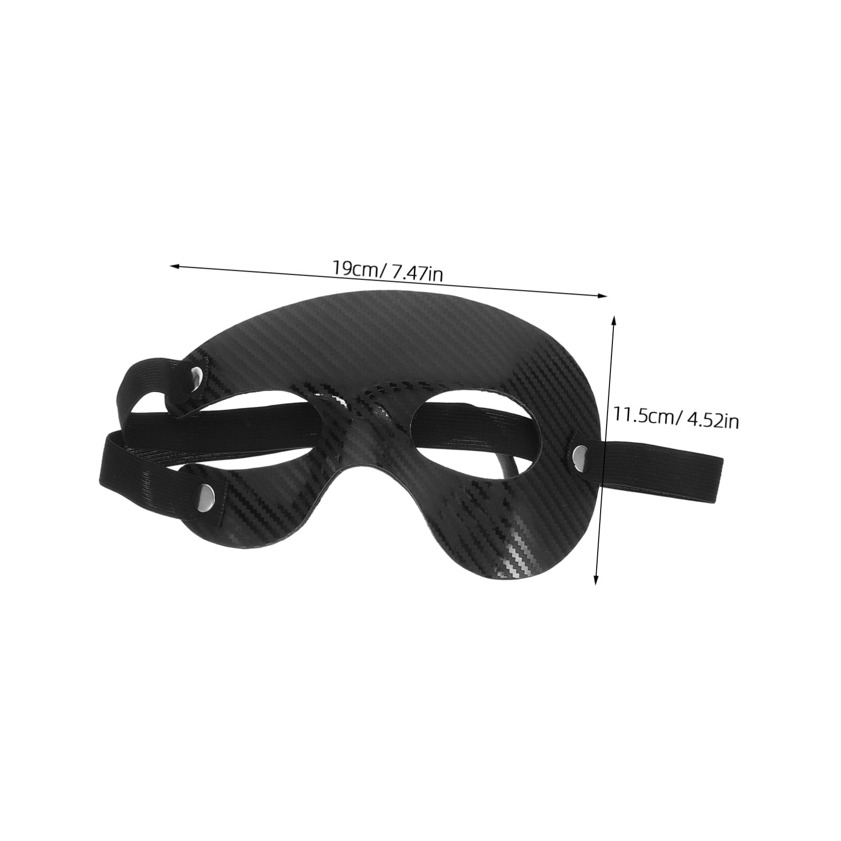 SEWOART Lightweight Impact-Resistant Sports Nose Guard Mask Half Face Mask for Basketball Soccer Rugby