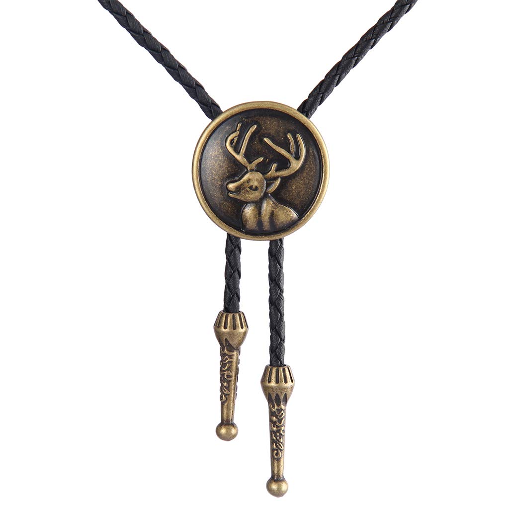 GelConnie Bolo Tie for Men Women Vintage Western Cowboy Necktie Adjustable