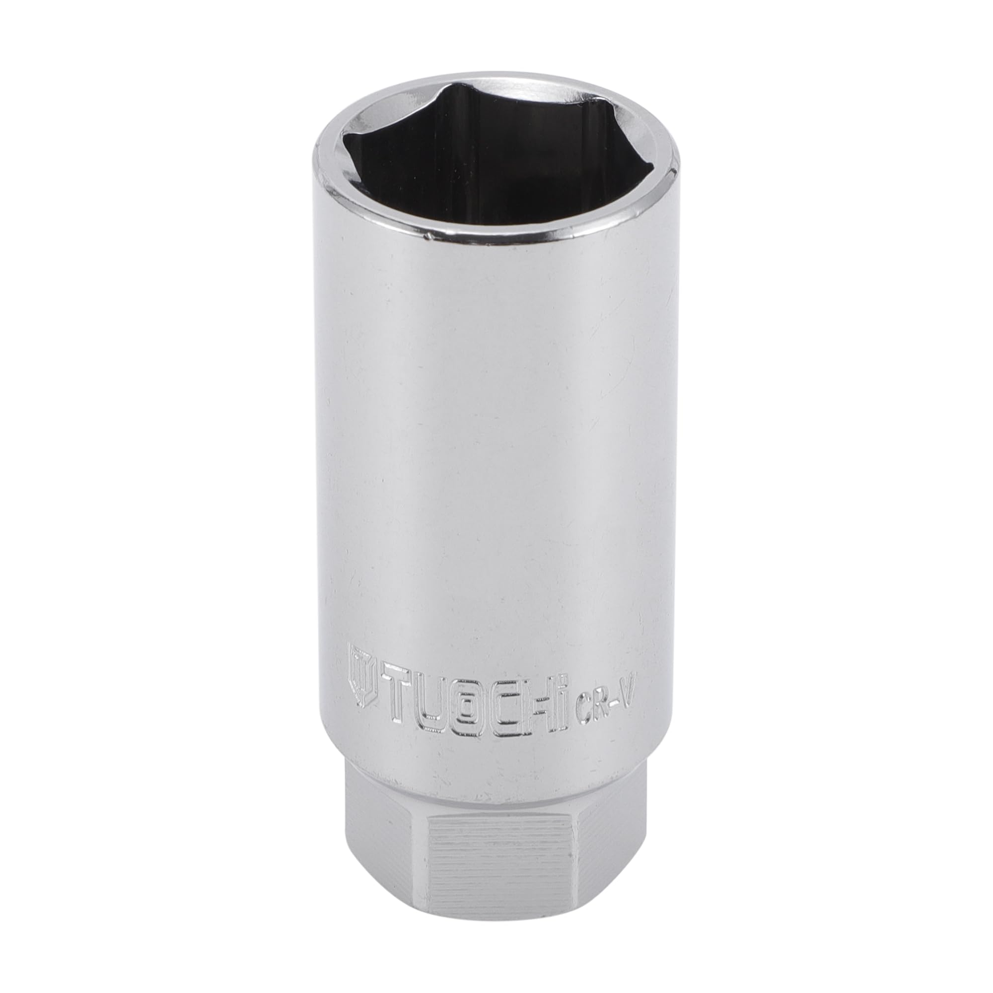 INFINAUTO Spark Plug Impact Socket 63mm for Car Motorcycle Dirtbike Repair Hardware Tool CR-V Silver Tone Durable 6 Point 21mm 3/8 Inch Drive