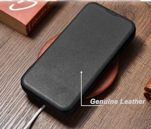 Image of WHITBULL Smart Magnetic Closer Flip Cover Compatible with Realme 15 Pro 5G / Realme 15 5G (Black)