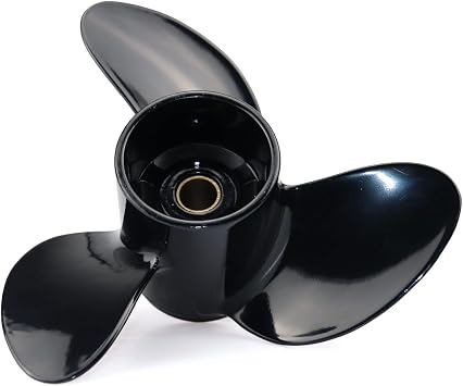 CAPTAIN Outboard Propeller fit Mercury TOHATSU 4-6HP, 12 Spline Tooth Board Prop, OEM RH Aluminum Propellers for MFS4 MFS5 LPG MFS5 MFS6 4 Stroke, M4C M5B 2 Stroke Engines