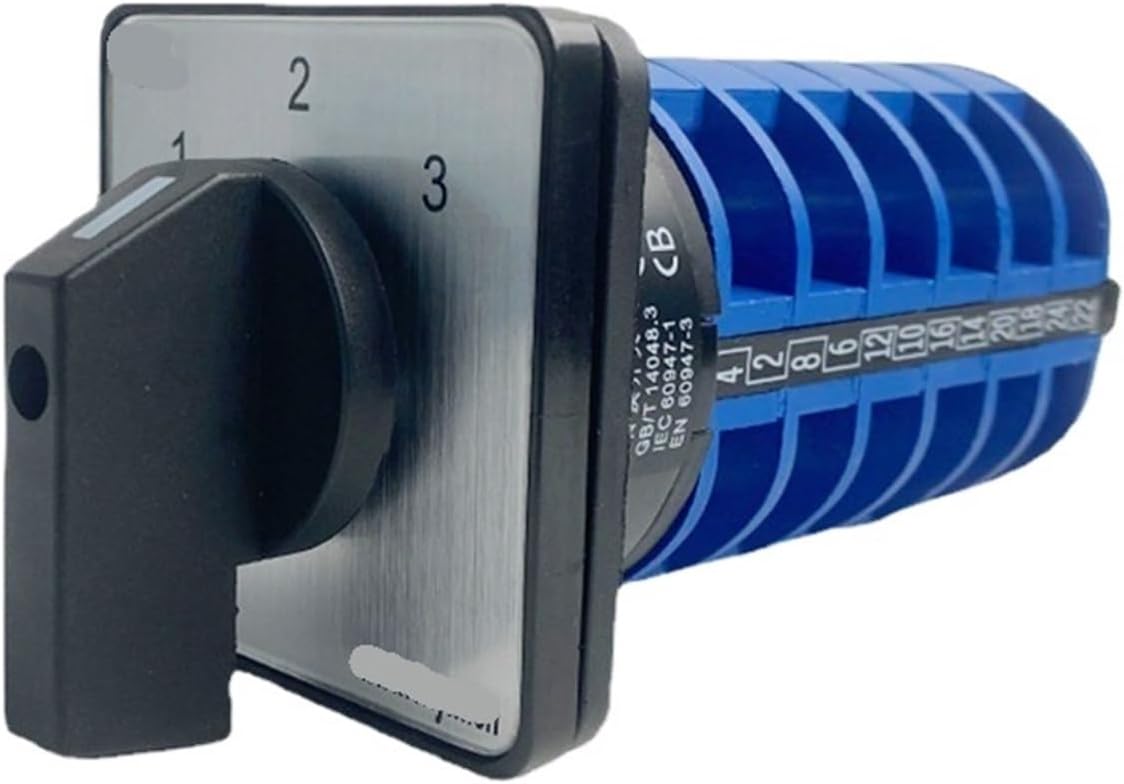 LW26-32 3 Positions 32A 660V 6 Poles Control Rotary Changeover Cam Switch YMW26-32/6