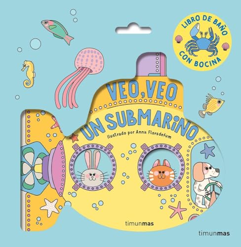 Veo, veo. ¡Un submarino! Libro de baño