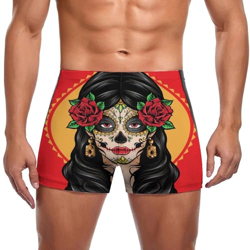 Short de bain rose confortable qui sèche vite pour la piscine