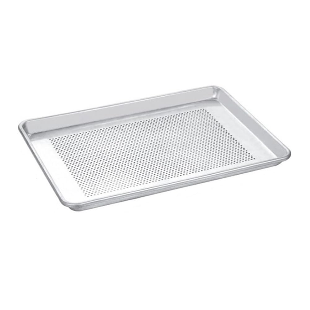 Bandeja para hornear antiadherente de aluminio con diseño perforado