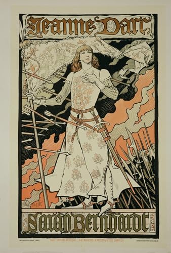 Impression sur toile Jeanne d'Arc Grasset pour créer une ambiance nordique en chambre