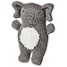 Mary Meyer Knitted Nursery Rattle Soft Toy, 7-Inches, Elephant