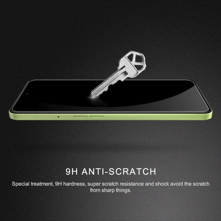 Image of Casodon Tempered Glass Screen Protector Guard for Oneplus Nord 3 5G (Black) Full Screen Coverage with Easy Installation Kit