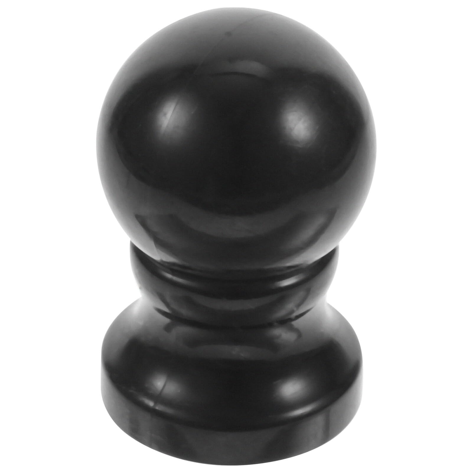 Flagpole Topper Pole Top Top Ornament Plastic Finial Flag Head Replacement Flagpole Ornament for Indoor Outdoor Garden Patio Black