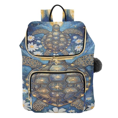 Sac à dos voyage femme matelassé grand volume avec motif fleur
