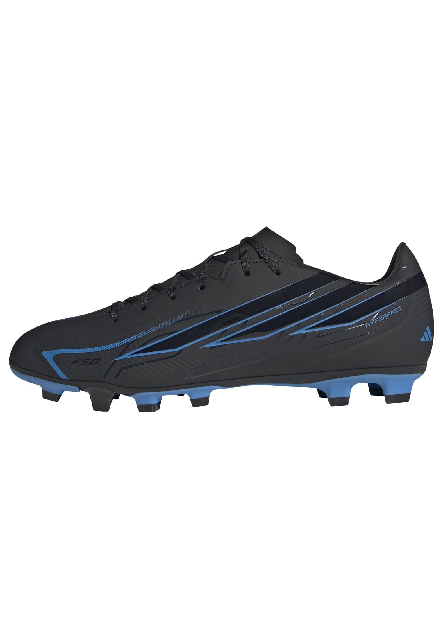 adidas Mens F50 Hyperfast Club Firm Ground Football Boots, Black, Size 6, Men