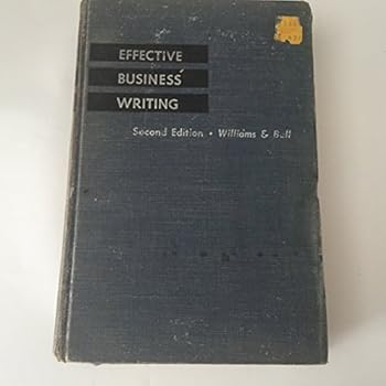 Hardcover Effective business writing Book