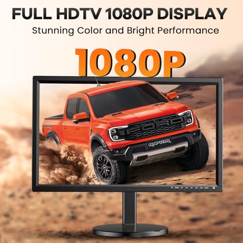 Erasiny 22 inch TV, Portable TV with Upgraded Antenna, HDMI/USB/AV Input, 2 in 1 Stand, Small Television for Kitchen, Home, Cars, RV, Office by Erasiny - Image 3