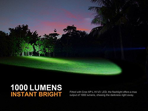 Edisonbright Fenix Pd35 V2.0 2018 Edition V2 1000 Lumen Cree Xp-L Hi V3 Led Tactical Flashlight Bbx3 Battery Carry Case #TOP2