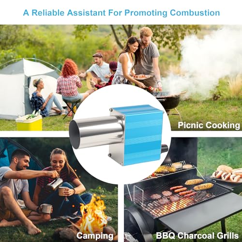 Ventilateur de barbecue USB 5V pour allumer le charbon sans effort en extérieur - 7