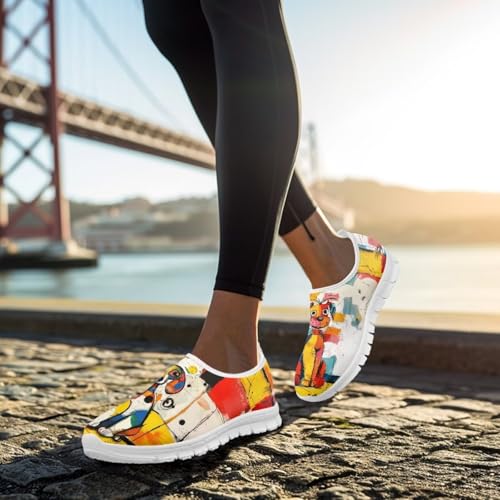 Image of Jeiento Cute Dog Women's Casual Slip On Shoes Loafers Sneakers for Women