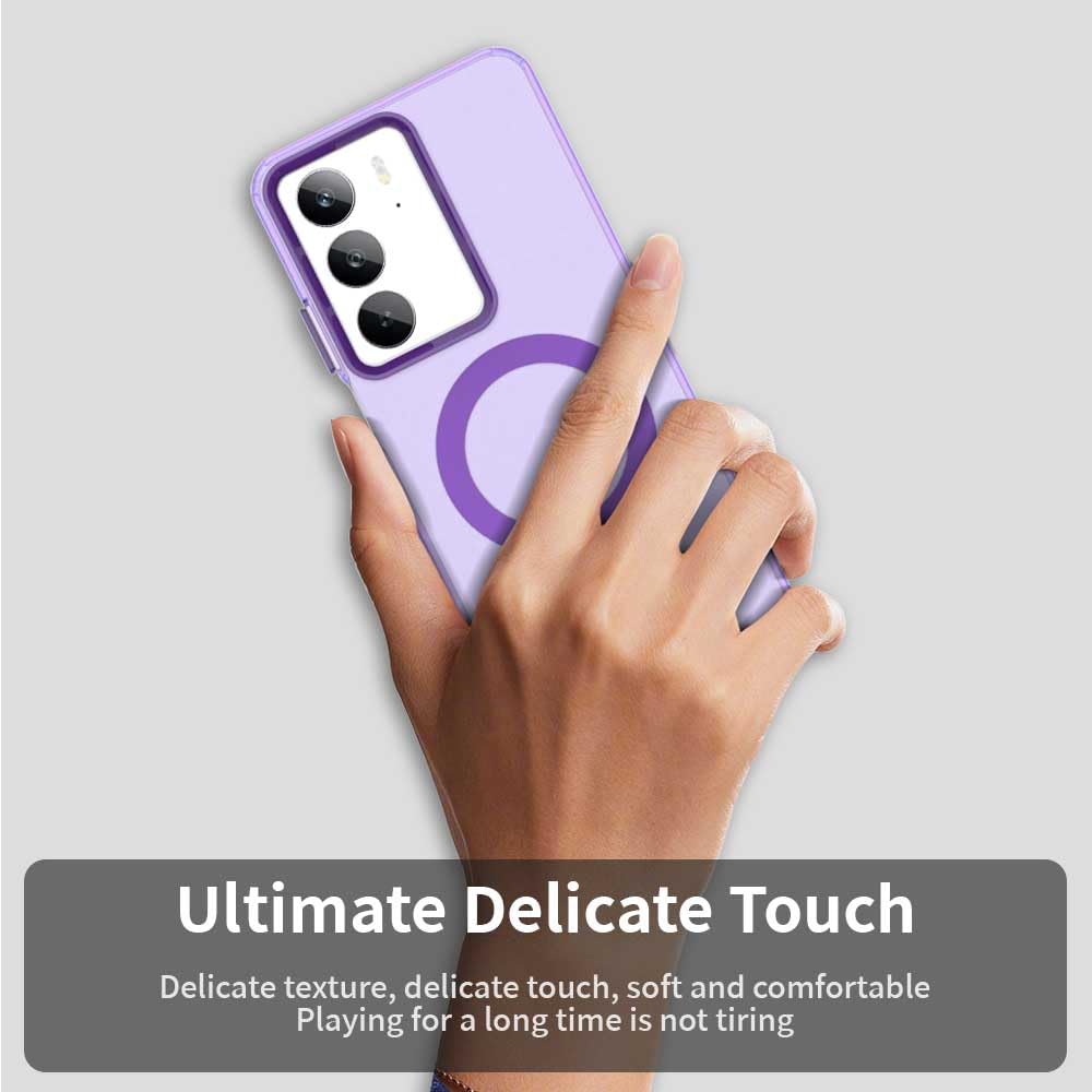 PER REALME 8I - CUSTODIA TPU SLIM OPACA custodia posteriore astuccio
