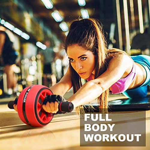 Jungle Ab Roller Wheel Workout Equipment - Ab Roller Wheel for Abdominal Exercise,Home Workout Equipment,Fitness Ab Roller for Core Workouts,Home Abdominal Exercise Equipment for Both Men Women… - Thumbnail 3