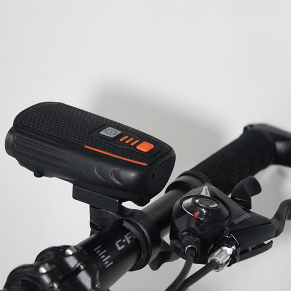 Faro Anteriore per Bicicletta con sensore di Luce Intelligente, Ricarica USB, Perline L2, Illuminazione Notturna per Ciclismo.