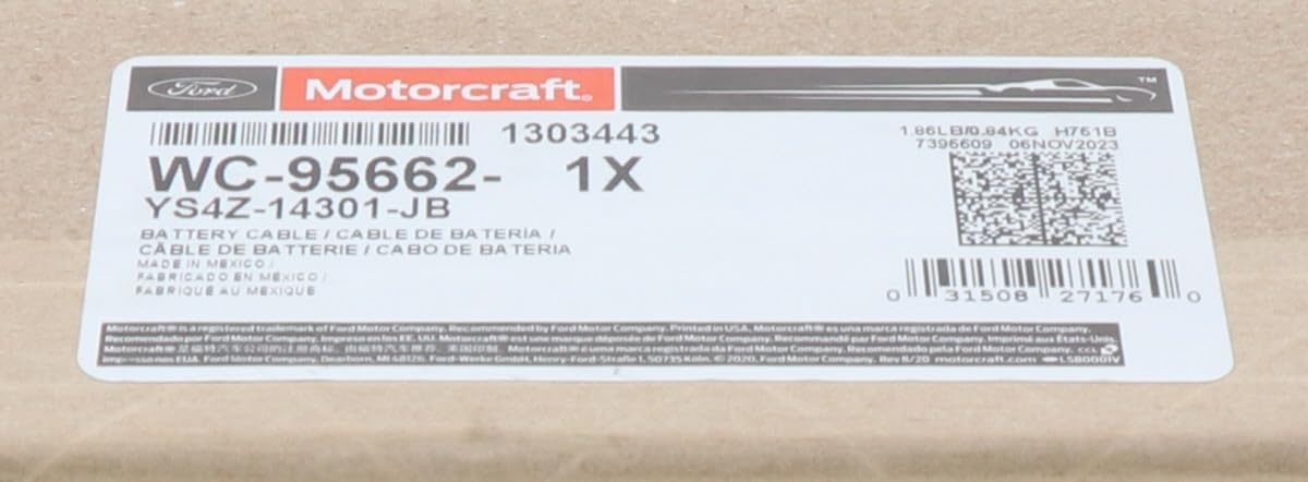 Motorcraft Battery Cable