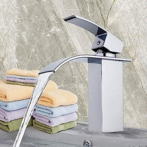 Robinet d'évier de comptoir cascade idéal pour moderniser votre espace lavabo