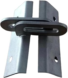 Verstellbarer 2er Pack Trapezhalter Metall Winkel Vario für A2 mit Blechschrauben Edelstahlklemme mit Dichtungen und Gewinde