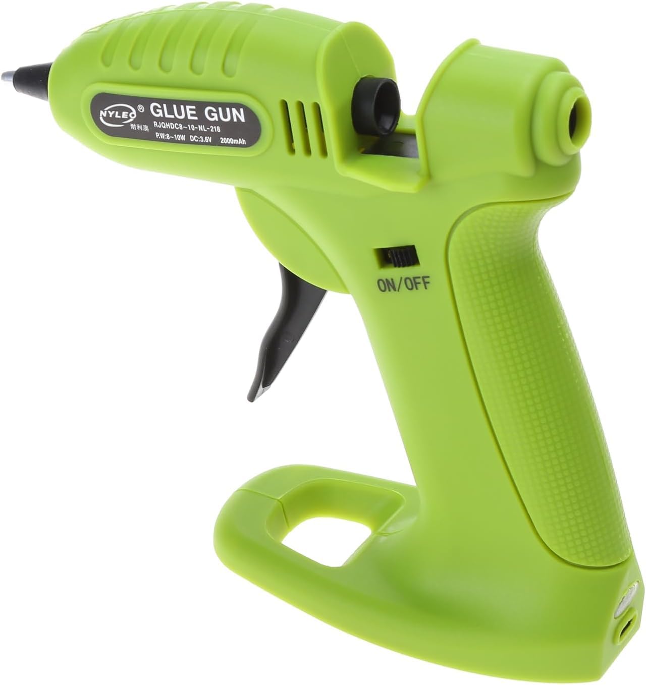 Gorący pistolet do klejenia bezprzewodowy pistolet do klejenia bezprzewodowy Mini z 40 klejami 7mm i 6 silikonowymi rękawami na palce do szkoły DIY kleje/1053
