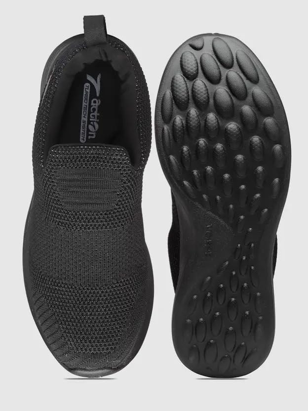 Image of Action | Athleo | WALKER-116 | Men's | Slip-On | Walking | Shoe | Breathable | Flexible | Lightweight | Comfortable | Sports | Shoes