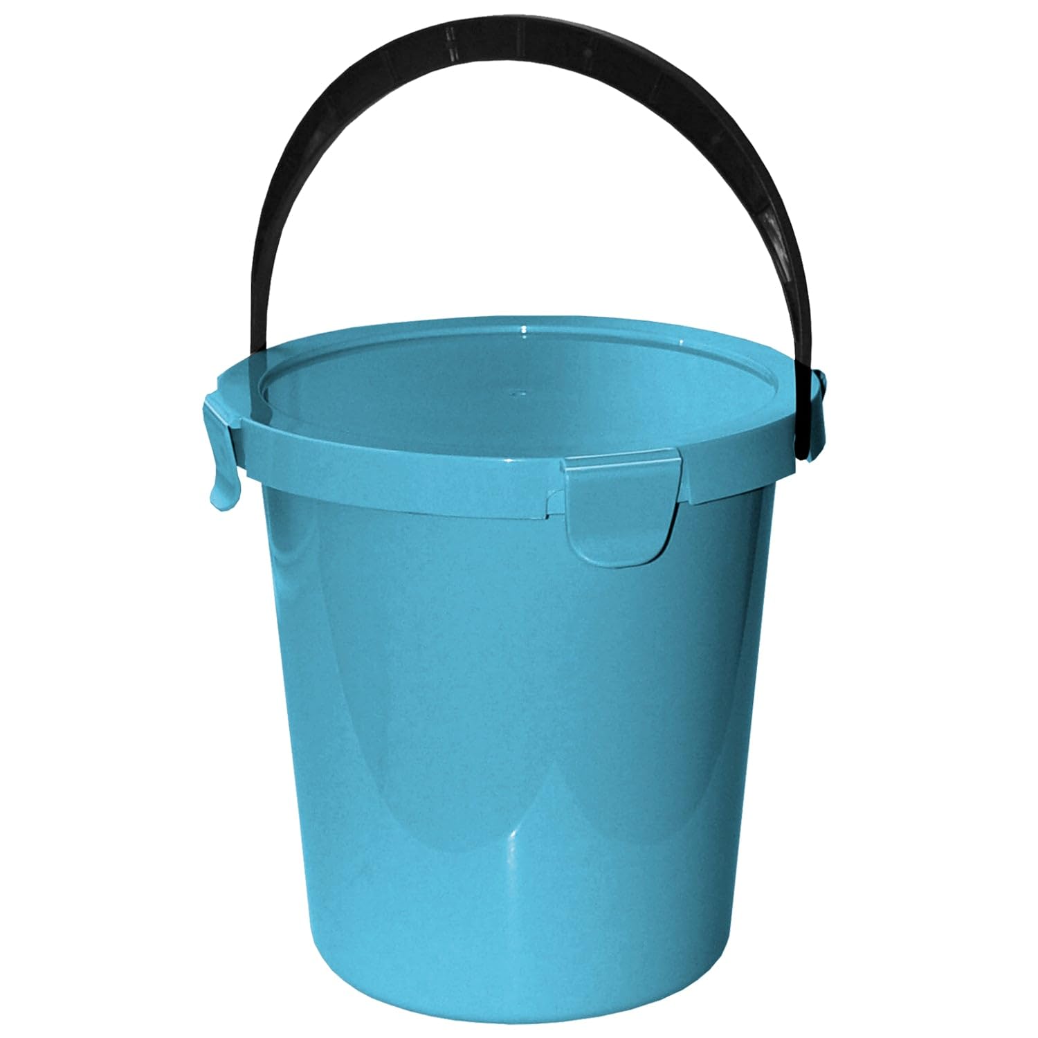 Plast Team Berry Bucket with Lid (5L, Light Blue)
