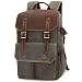 Produktbild BuffyIn Outdoor Wasserdicht Fotografie DSLR Kamera Rucksack Wachs Färben Segeltuch Video Digital Foto Case Tasche - Grün
