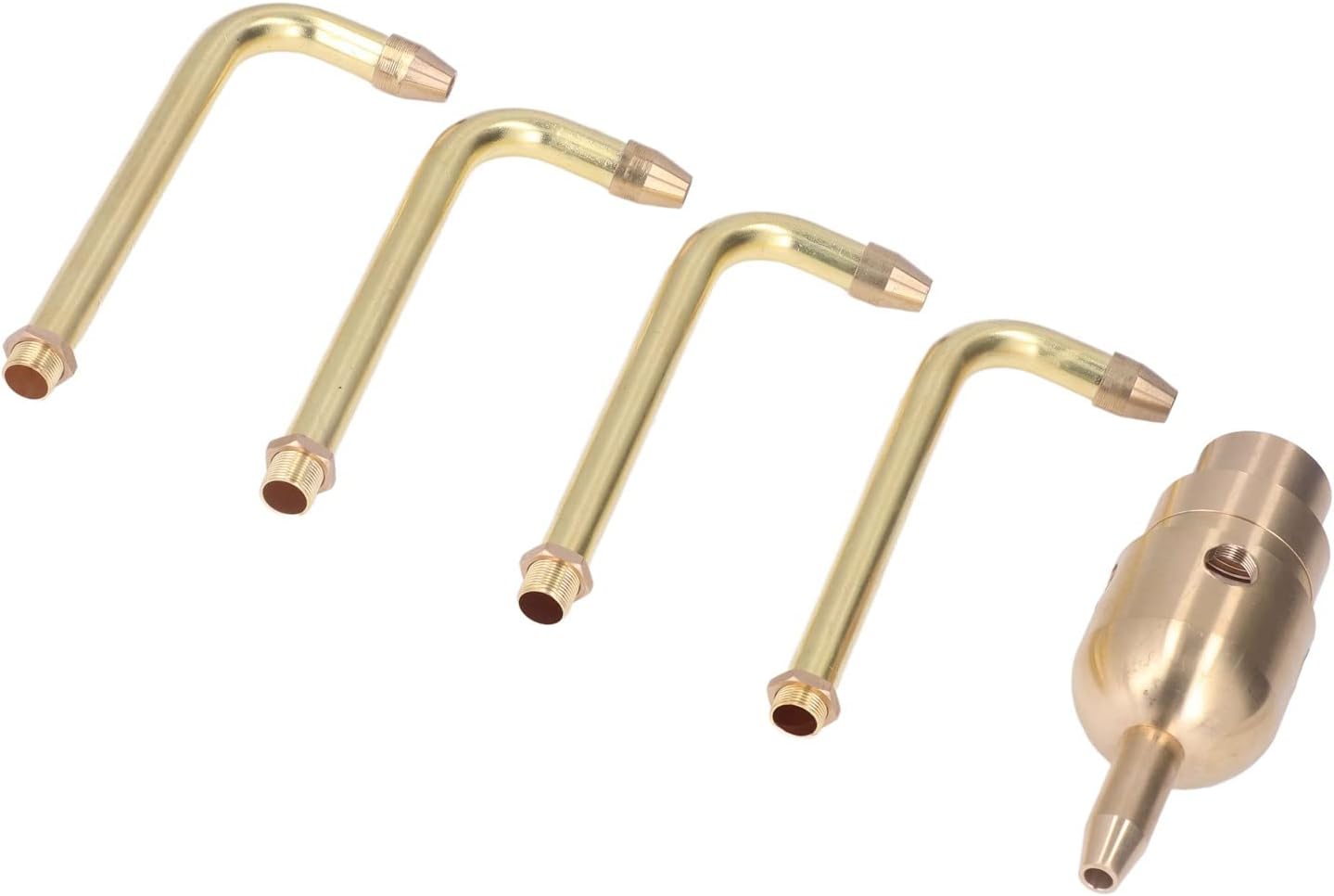 DULAI Fountain Nozzle, G1 Internal Thread Rotatable Pond Spray Nozzle Alloy Copper for Outdoor